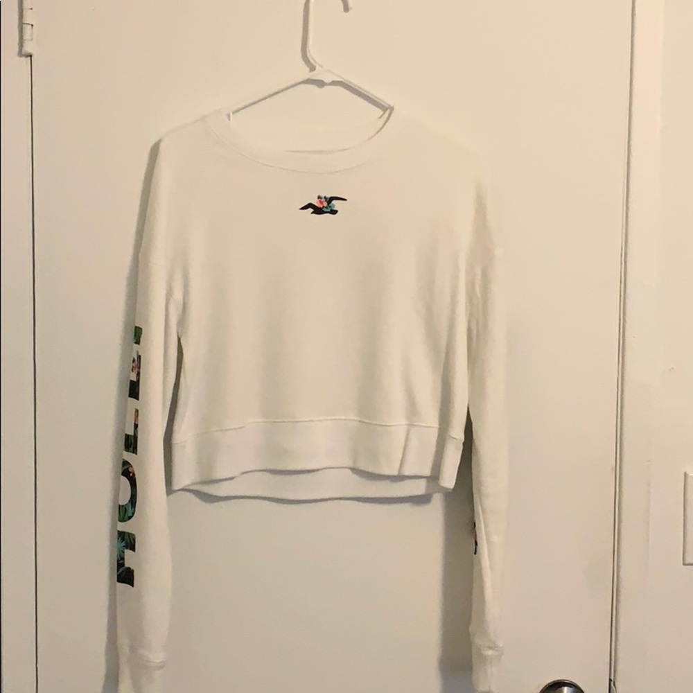 holister crop sweater